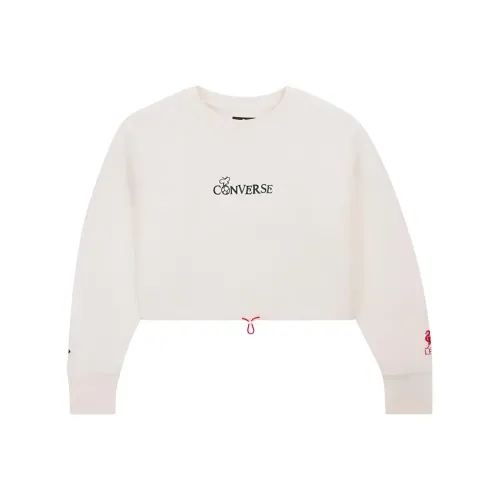 Converse x LFC Cropped Crew Sweatshirt Women's White