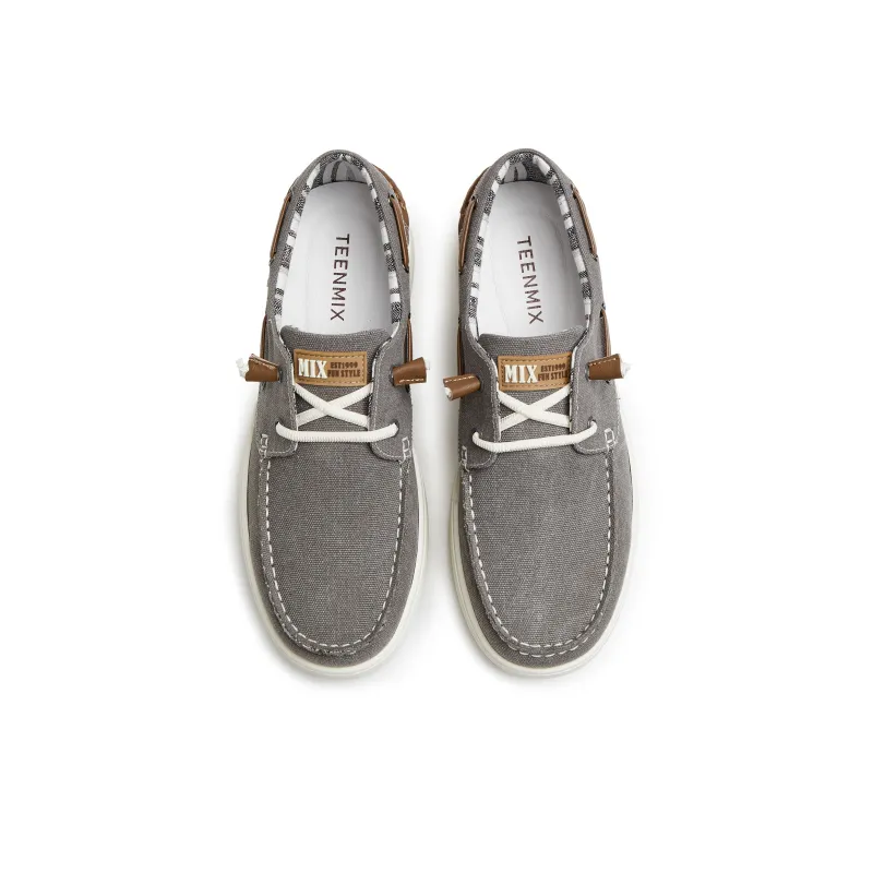Teenmix Anti Slip And Wear Resistant Height Increasing Canvas Shoes Men's-12