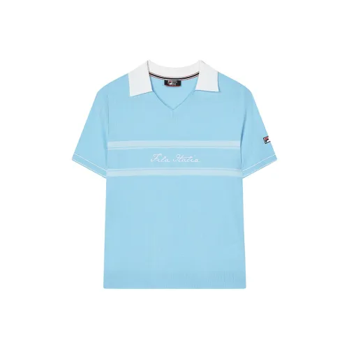 FILA MODERN HERITAGE Collection Knitwear Women's Sea Breeze Blue