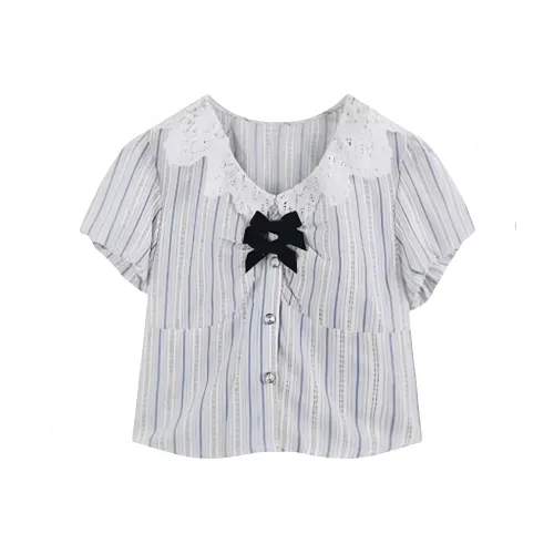 MOUT RECON TAILOR Shirt Women's Blue White Stripes