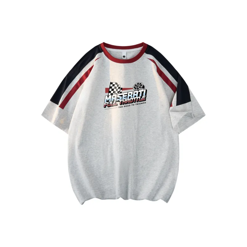 Maserati Drop Shoulder Sleeve T Shirt Women's-8