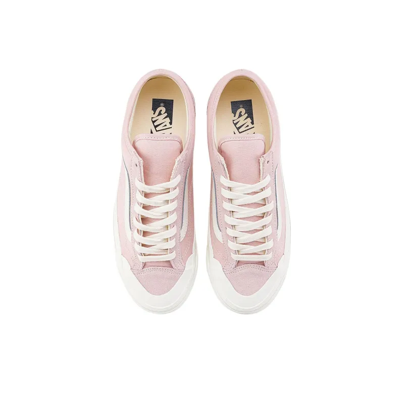 Vans LX Old Skool 136 Anti Slip Wear Resistant Low Top Skateboard Shoes Unisex Pink-4