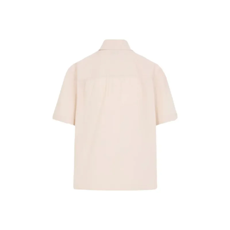 Lemaire Short Sleeve With Foulard Shirt-1