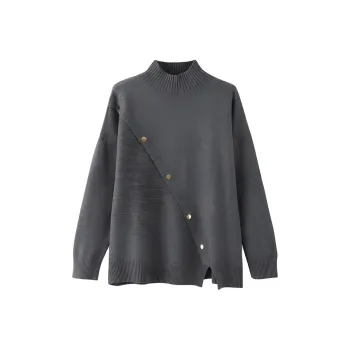 Korean style Knitwear Women's Gray
