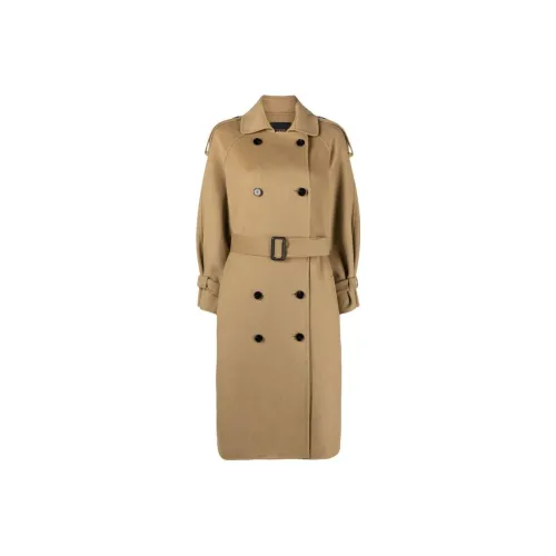 Maje Coats Women
s Beige