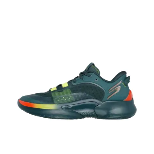Skechers SKX RESAGRIP Mid Top Basketball Shoes Unisex Green