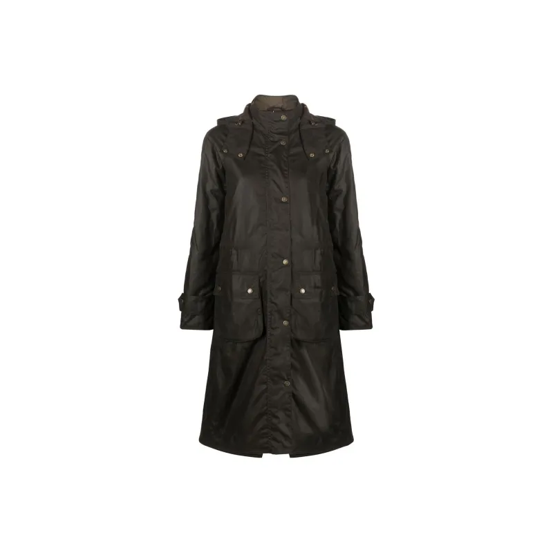 BARBOUR Long Cannich Wax Coat-0