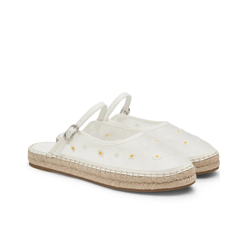 CHARLES&KEITH Composite Sole Closed Toe Slippers Women's White-1
