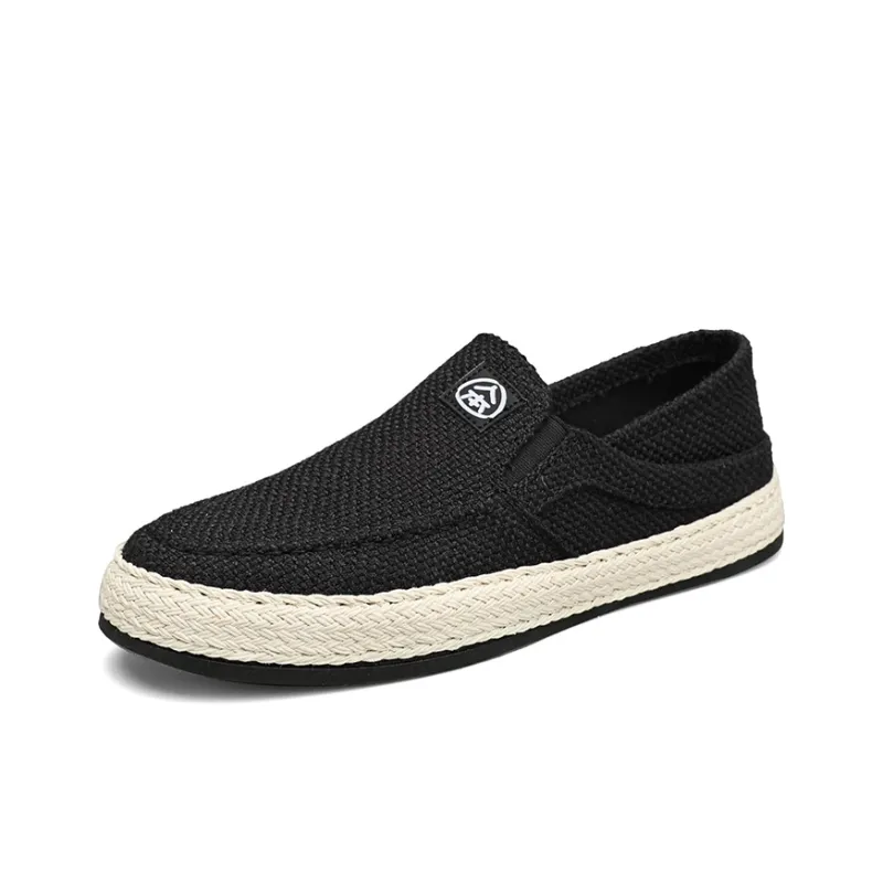RENBEN Breathable And Lightweight Low Top Canvas Shoes Men's-14