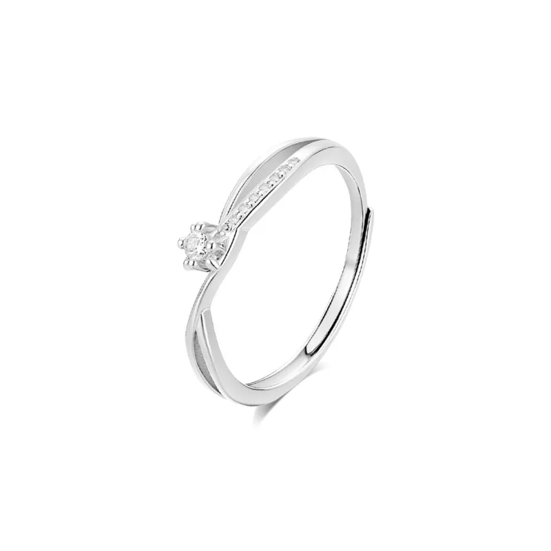 BLANK IN BLANK Sterling Silver Rings Unisex-10
