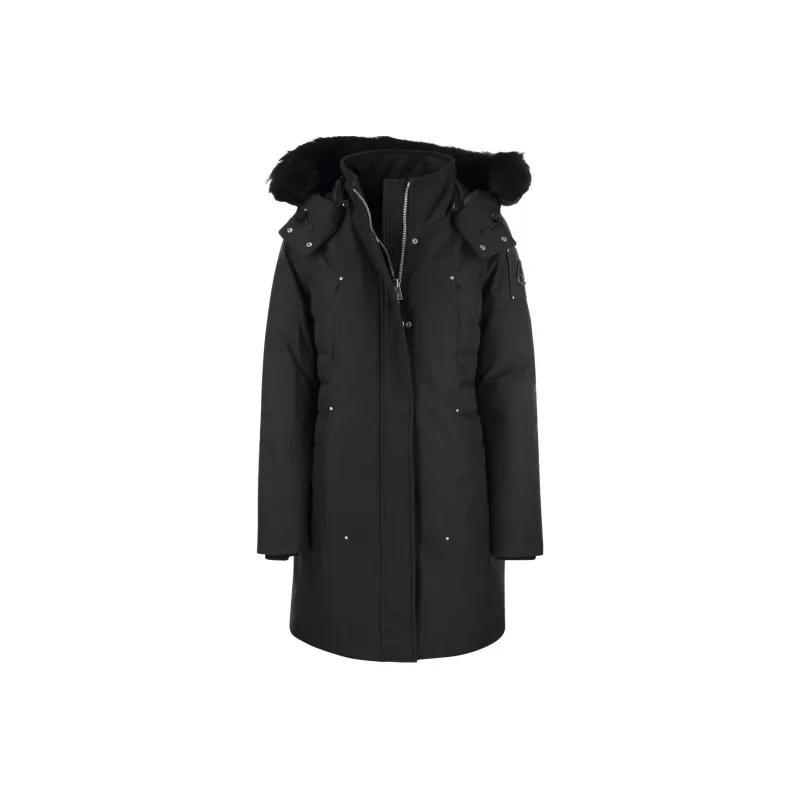 Moose Knuckles W Cloud Parka Sh Blk W/NAT Sh Parka 'Blk W/Nat Sh'-0