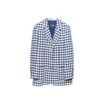 CHANEL 21 Spring Summer Collection Jackets & Coats Women's Blue