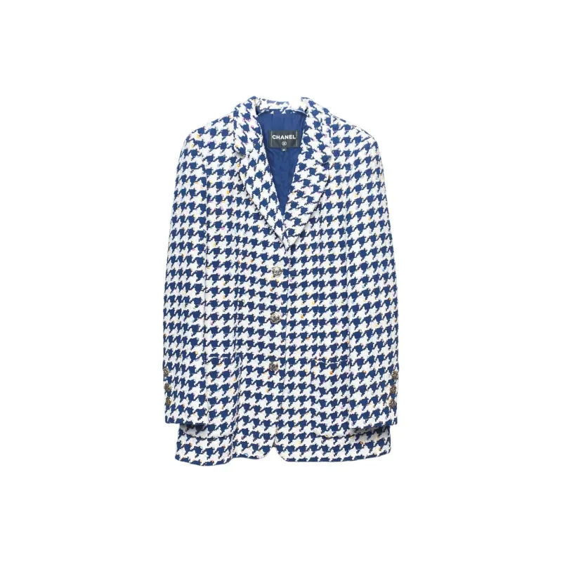 CHANEL 21 Spring Summer Collection Jackets & Coats Women's Blue-0