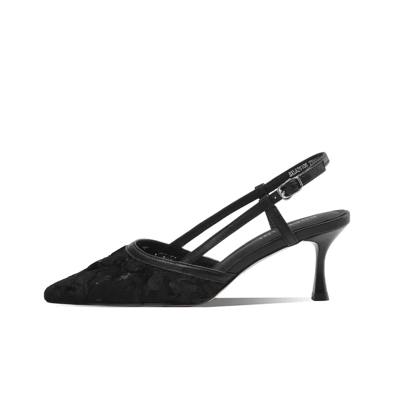BOERDIQI Flared Heel High Heels 7.5cm Women's-7