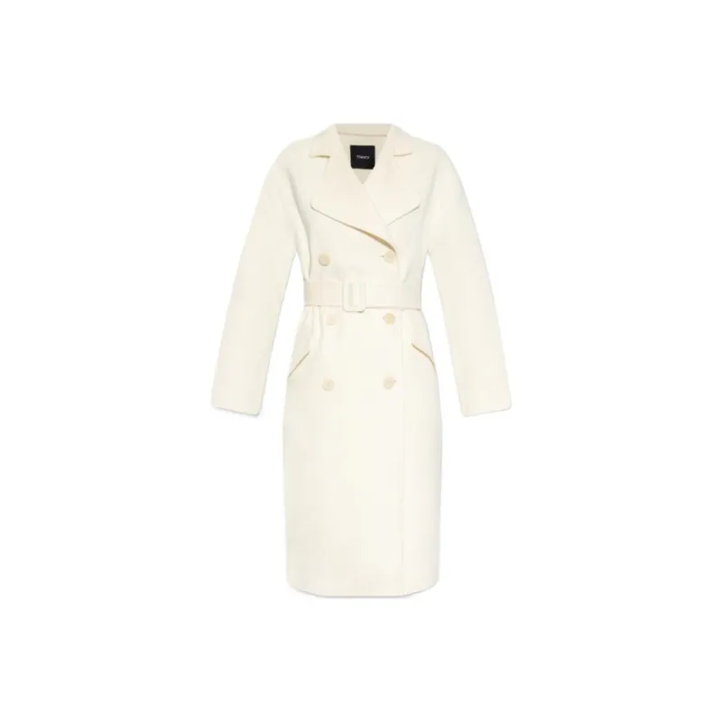 THEORY Coats Women's White-0