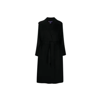 Ralph Lauren Collection Belted Cashmere Mid-length Coat