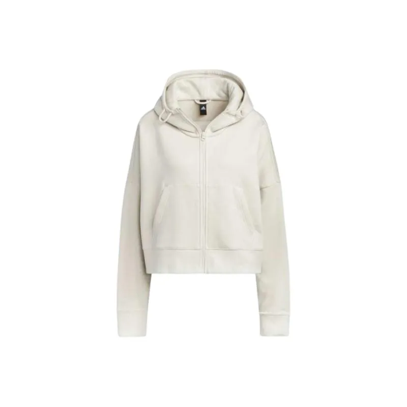 Adidas Lounge W LOUNGE FZ Sweatshirt Women's White-0