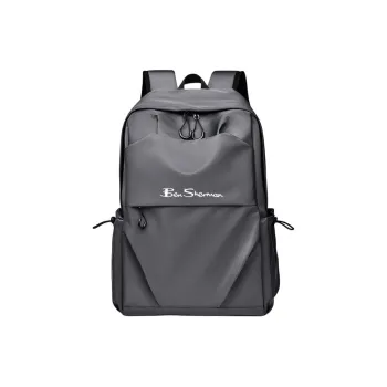 BEN SHERMAN Oxford Backpack Men's Black/Gray/Blue