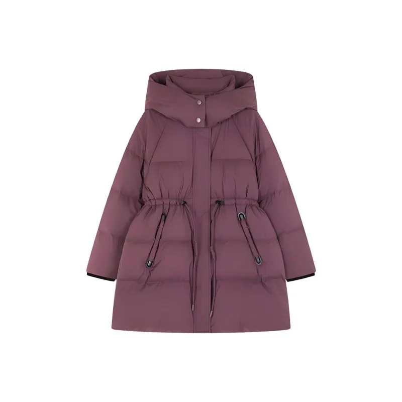 IHIMI Down Jacket Women's Dark Reddish Purple-0