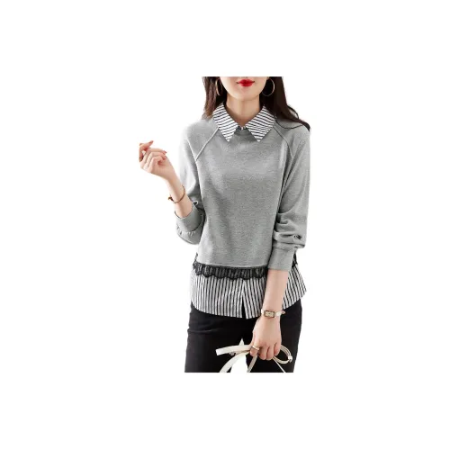 Oudifu Sweatshirt Women's Heather Gray