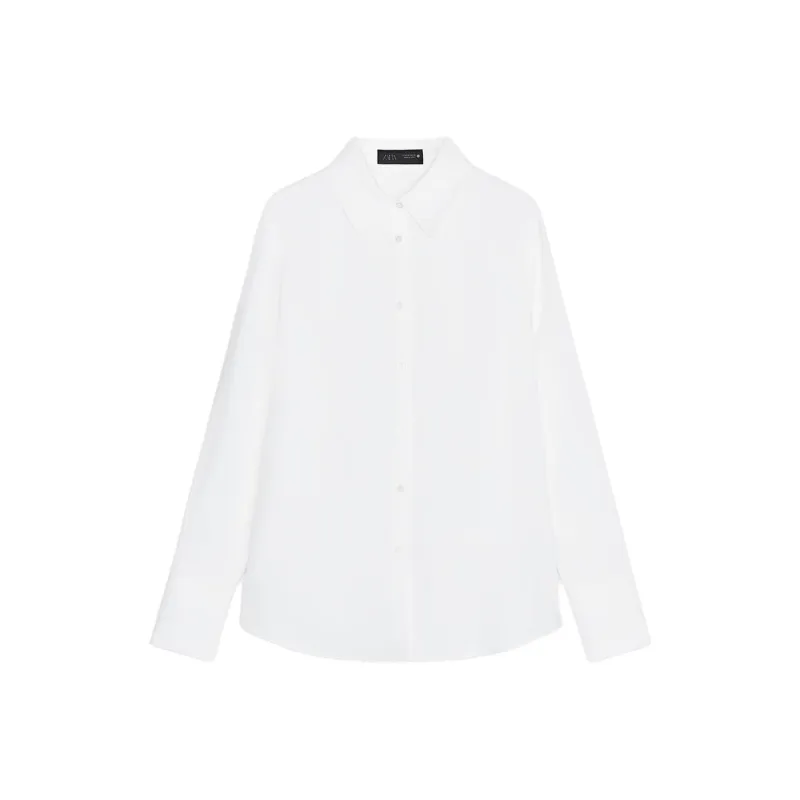 ZARA ZW Series Shirt Women's White-0
