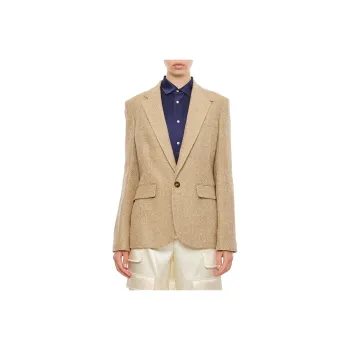Ralph Lauren Collection Kayli Single breasted Herringbone Blazer