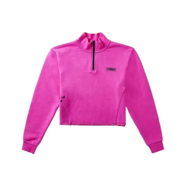 Vans Pulloverr THREAD IT MOCK Sweatshirt Women's Rose Red-0