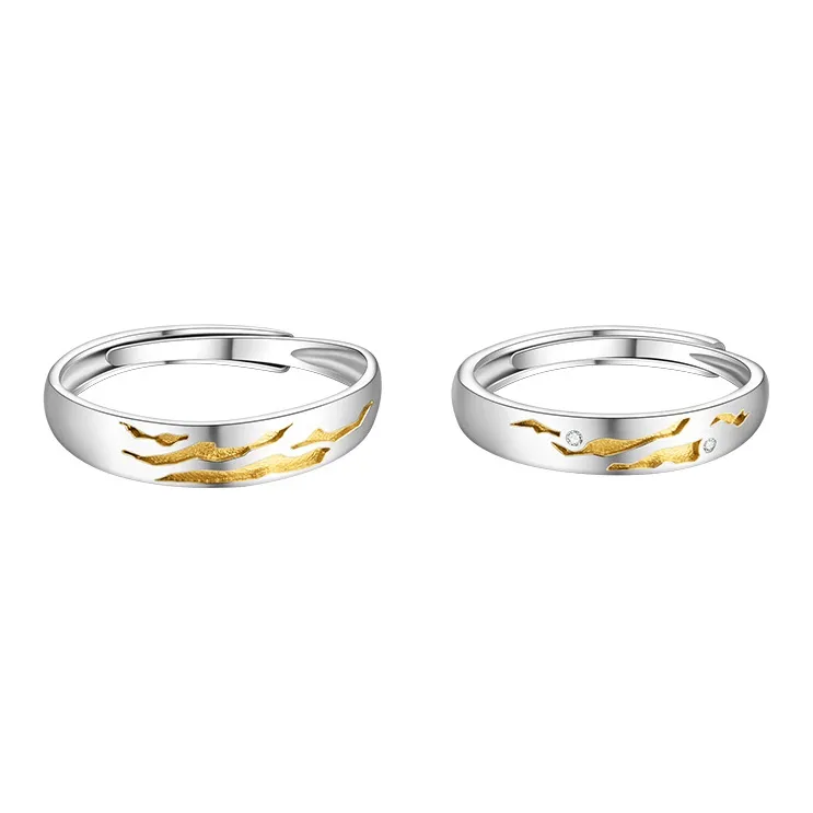 SOFTDORA S999 Fine Silver Rings Unisex-1