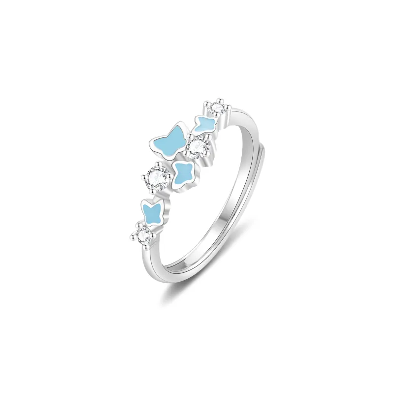Lao Feng Xiang S925 Silver Rings Unisex-2