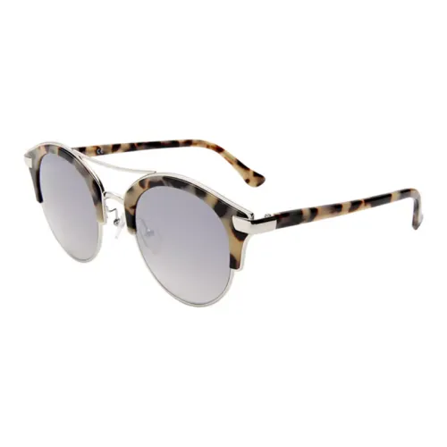 CALVIN KLEIN Plate Aviator Sunglasses Unisex Gray