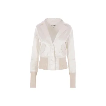 MM6 Maison Margiela Satin finish Bomber Jacket