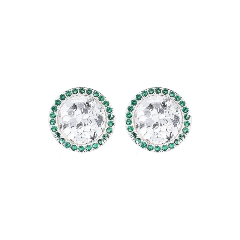 Happy Tide S925 Silver Stud Earrings Women's-0