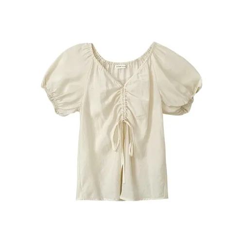 WUPODAMANVZHUANG Shirt Women's Champagne