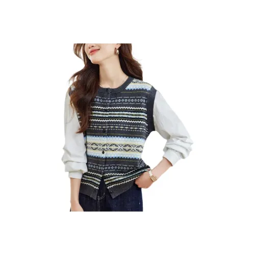 Korean Style Knitwear Women's Vintage