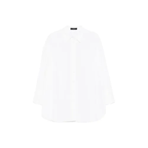 Oudifu Ruffle Sleeve T Shirt Womens White