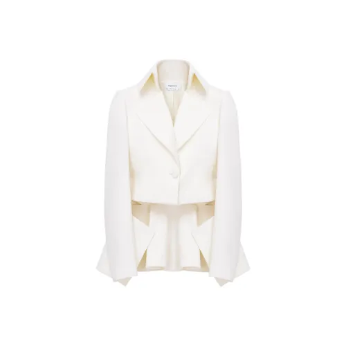Alexander McQueen Jackets Coats Women's White