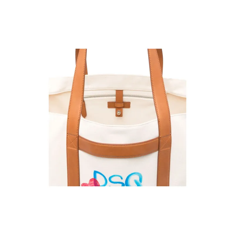 DSQUARED 2 Logo print Tote Bag-3