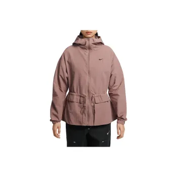 Nike Sportswearwoven SS24 Everything Jacket Women's Smokey Mauve Red Black
