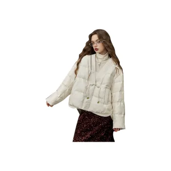 ELF SACK Down Jackets Women's Chinese Style White