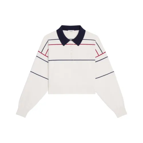 celine and Polo Shirts Women's Ecru