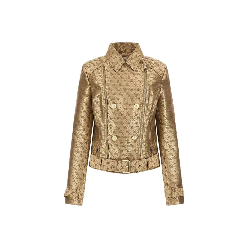 GUESS Jackets Coats Women's Yellow-0