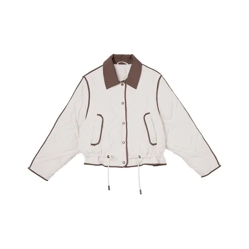 Pit Down Jackets Women's Ecru