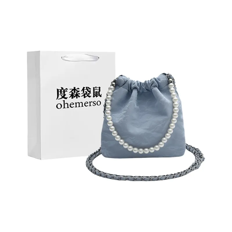 Dusen Kangaroo PU Bucket Bag, Shoulder Bag, Crossbody Bag, Handbag Women's Multicolor-18