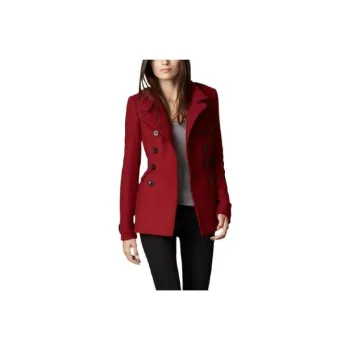 Burberry Coats Women's Red