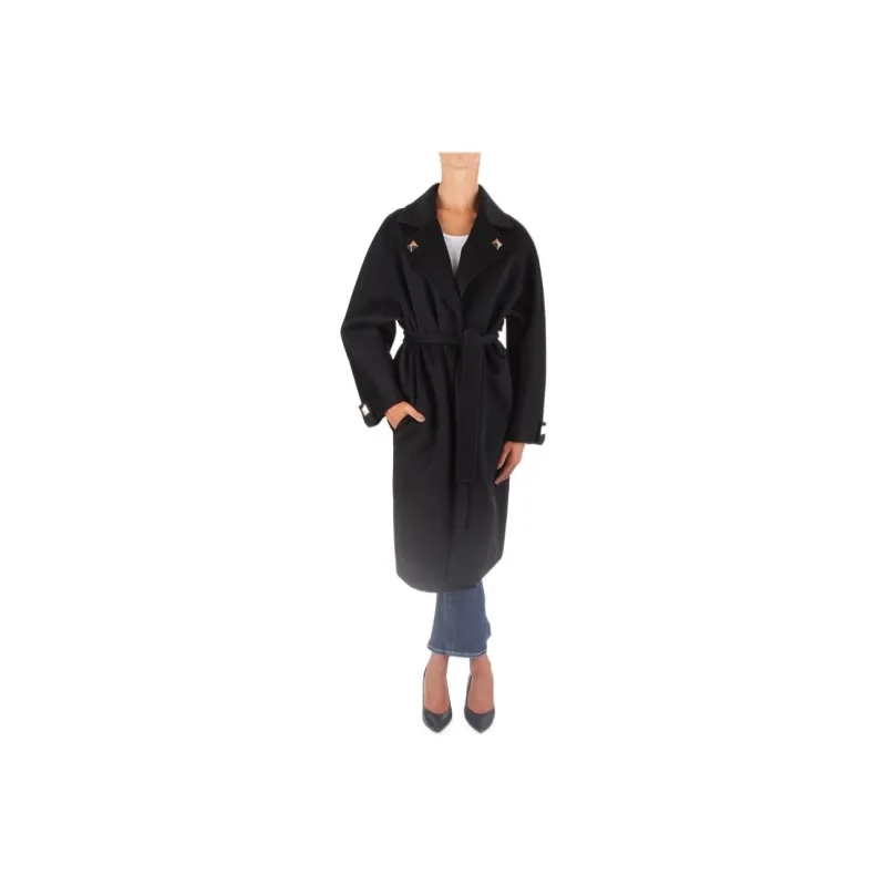 Elisabetta Franchi Coats Women's Black-0