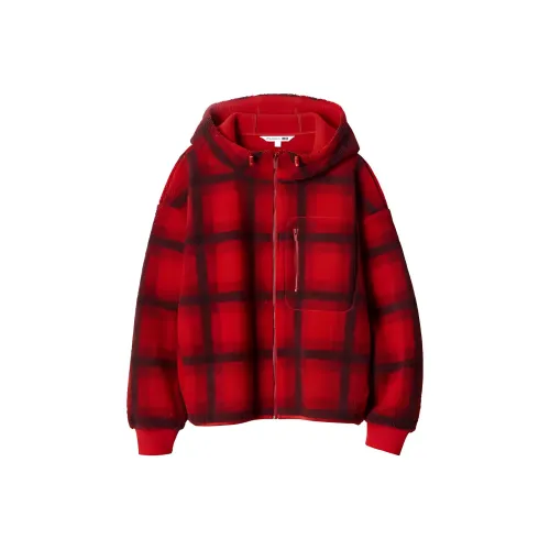 Jw Anderson X UNIQLO Jw Anderson Co-Branded Series Jackets Women's Coral Red