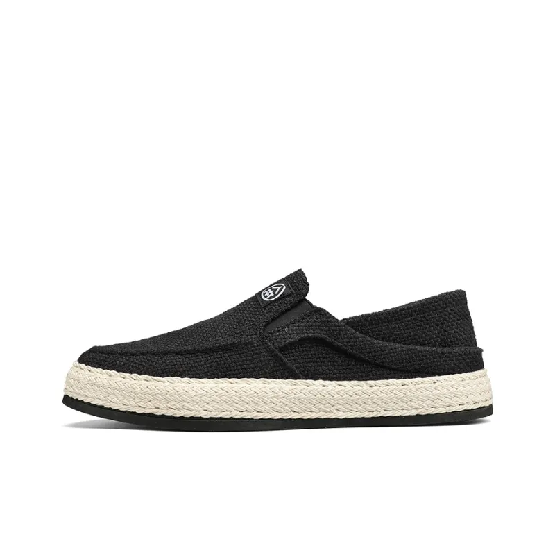RENBEN Breathable And Lightweight Low Top Canvas Shoes Men's-12