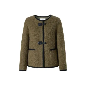 JZ. ANNAKRO Coats Women's Army Green