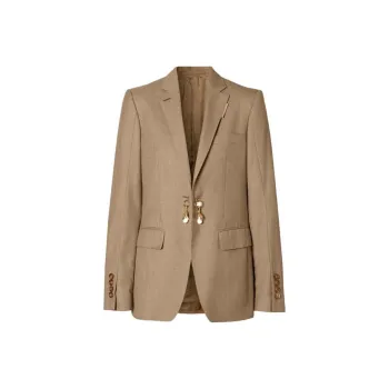 Burberry FW22 Business Suits Coats Women's Brown