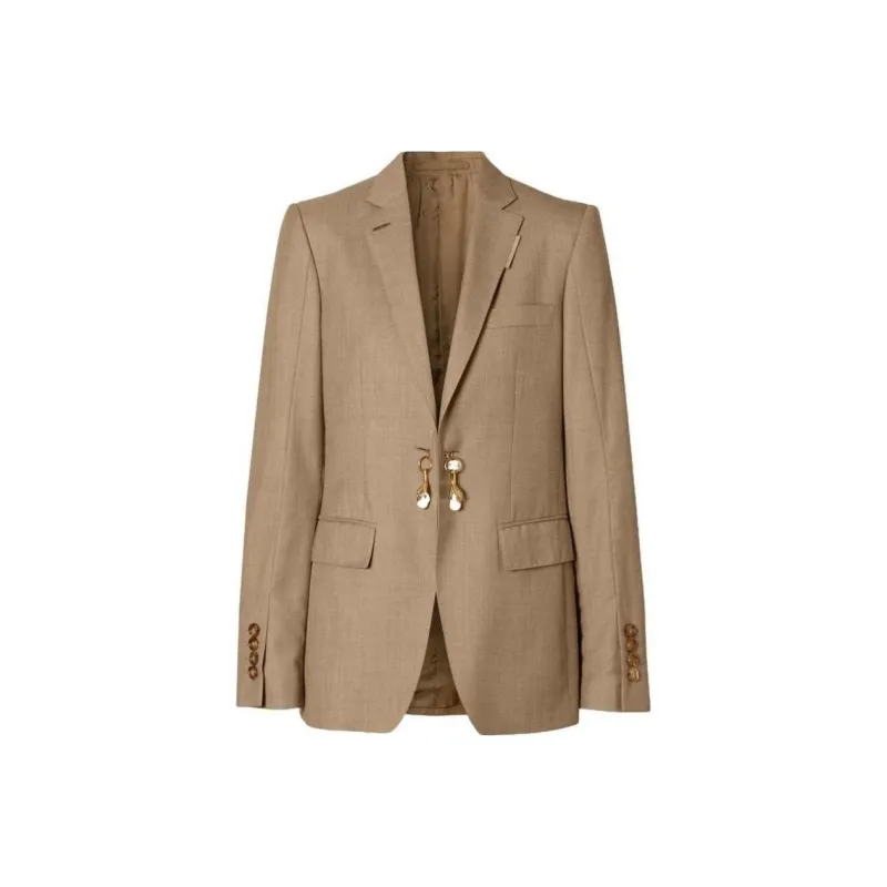 Burberry FW22 Business Suits Coats Women's Brown-0